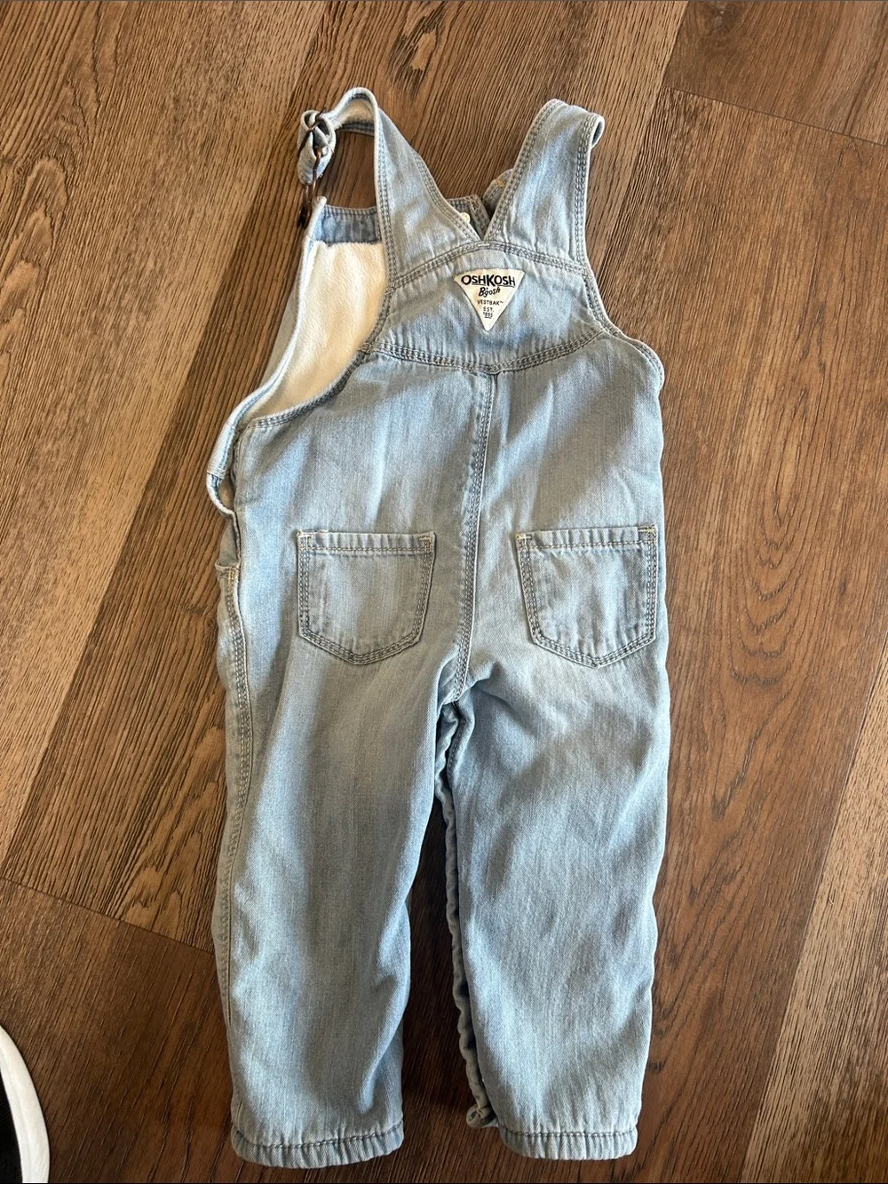 OshKosh B'gosh Pale Blue Denim Kids Overalls